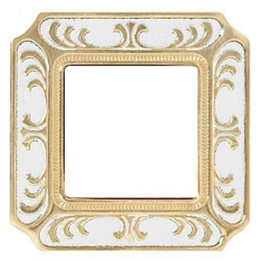 

FD01351OPEN Рамка Smalto Italiano Siena Жемчужно-белый 1-постовая Fede, Smalto Italiano Siena FD01351OPEN