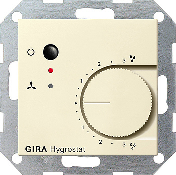 

226501 Электронный гигростат Кремовый Gira, Standard 55 226501