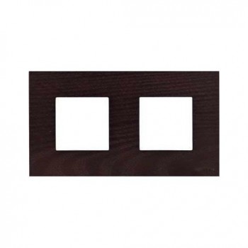 N2272 WG Рамка Zenit Натуральное венге 2-постовая ABB фото