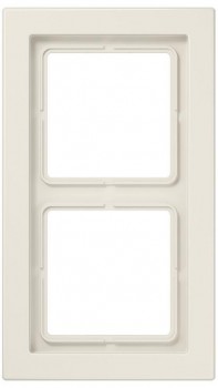 LSD982W Рамка LS Design Бежевый 2-постовая Jung фото