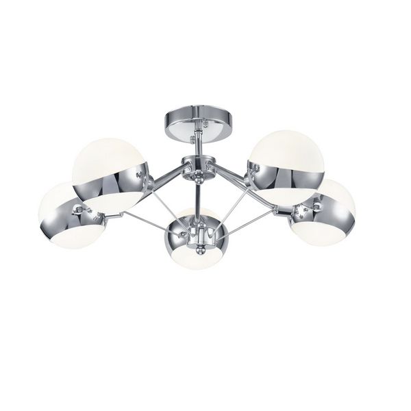 

Люстра потолочная Freya Silvia FR5009CL-05CH, Хром, Silvia FR5009CL-05CH