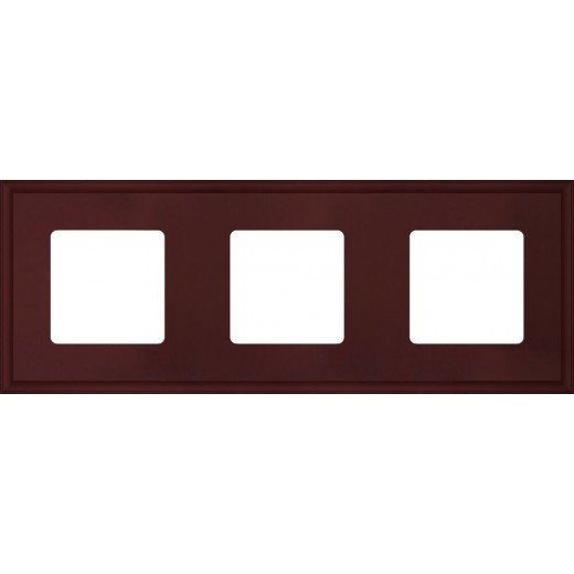 

FD01603RW Рамка New Marco Red Wine 3-постовая Fede, New Marco FD01603RW