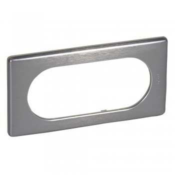 068975 Рамка Celiane Металлик Вольфрам 4/5-модульная Legrand фото