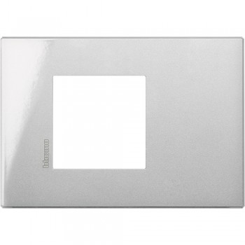 HW4819HC Рамка Axolute Air Алюминий 2 модуля Bticino фото