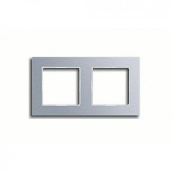 AC582AL Рамка A Creation Алюминий 2-постовая Jung фото