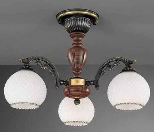 

Потолочная люстра Reccagni Angelo PL 8630/3, Белый, rosa 8660 PL 8630/3