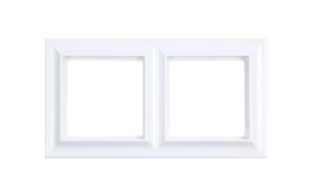 EPS482WW Рамка ECO Profi Standart Белый 2-постовая гор/верт. Jung фото