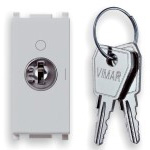 

14083.SL Выключатель 2p 16ax с ключом, серебро Vimar Plana, Plana 14083.SL