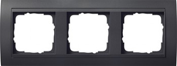 021308 Рамка Event Черный 3-постовая Gira фото