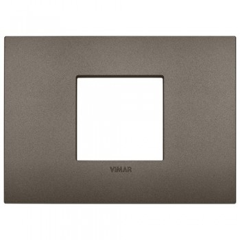 19652.80 Рамка Arke Classic металл 2 модуля Vimar фото