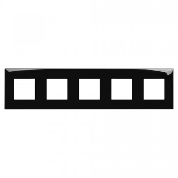 Рамка Черный квадрат 10 модулей DKC Avanti 4402900 фото