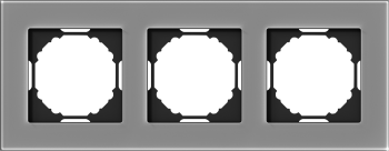 Рамка 3-я, дымчатое стекло Donel A07 NATURAL DEN213SG фото