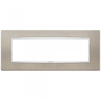 20657.C14 Рамка Eikon Chrome Classica Титан матовый 7 модулей Vimar фото