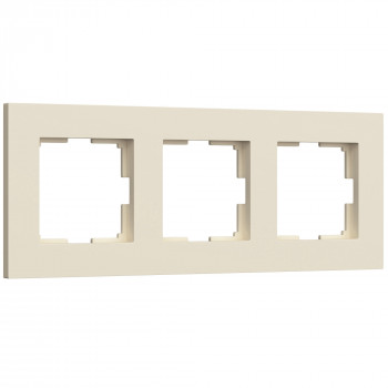 Рамка на 3 поста Slab (айвори матовый) Werkel a062808 W0032962 фото
