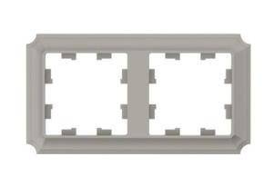 2-постовая рамка шампань Systeme Electric (Schneider Electric) AtlasDesign Antique ATN100502 фото