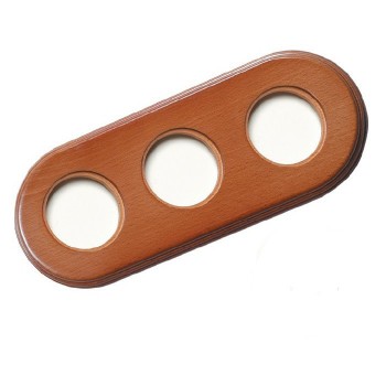 31803192 Рамка Garby Colonial Мед 3-постовая Fontini фото