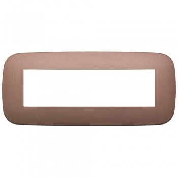 19687.24 Рамка Arke Round Бронза матовая 7 модулей Vimar фото