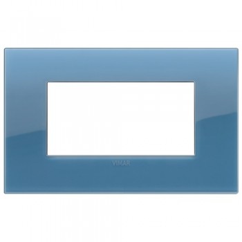 19654.64 Рамка Arke Classic ультрамарин 4 модуль Vimar фото
