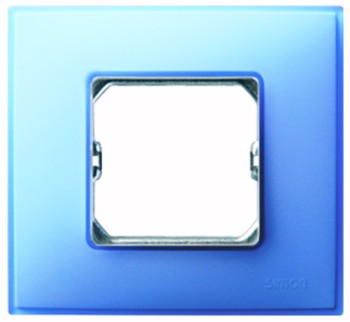 27771-63 Рамка декоративная, 1 пост, (+суппорт), Simon 27 Neos, Матовый, Бирюзовый фото