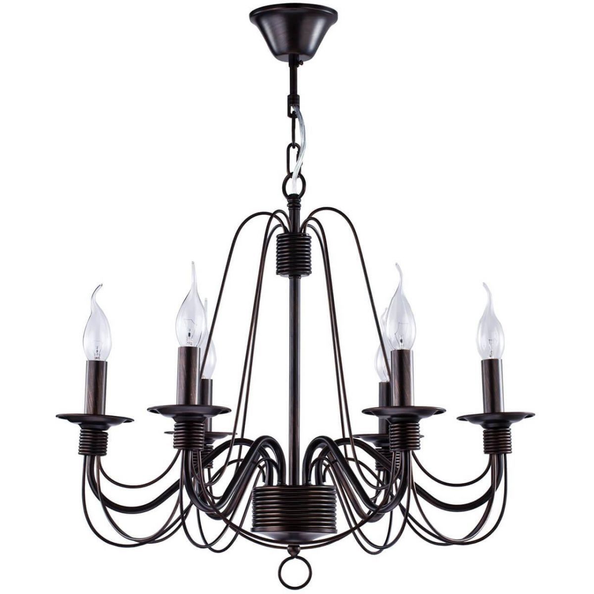

Подвесная люстра Freya Velia FR2046-PL-06-BR, Чёрный, Velia Black FR2046-PL-06-BR