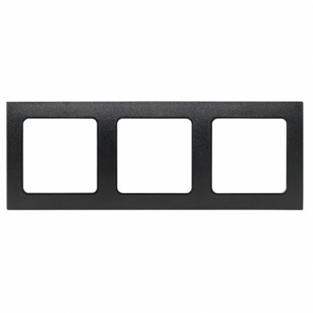 Рамка 3-ая Черный EKF Стокгольм EAM-G-302-30 фото