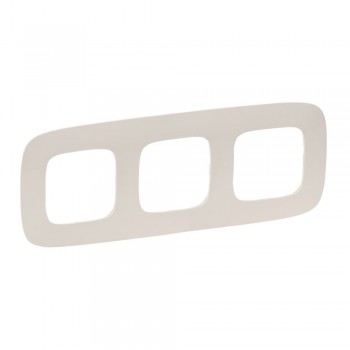 754313 Рамка Valena Allure Слоновая кость 3-постовая Legrand фото