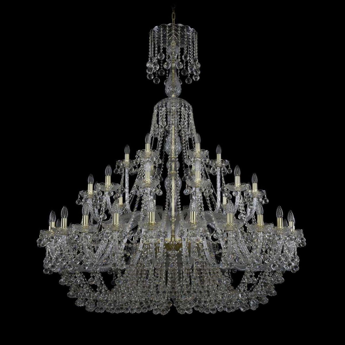 

Подвесная люстра Bohemia Ivele 1409/24+12+6/530/XL-169/G, Золотой, 1409 Gold 1409/24+12+6/530/XL-169/G