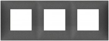 09666.14 Накладка Neve up на 6 модулей (2+2+2), карбон матовый  Vimar фото