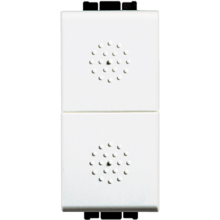 

N4036 Кнопка 10А, двойная, 1P-NО + 1P-NО Bticino, LivingLight Air N4036