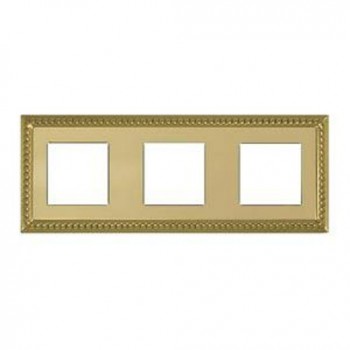 FD01233OB Рамка Sevilla Bright Gold 3-постовая Fede фото