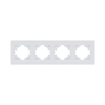 Рамка 4-кратная белый Kollinger Eleganz Plex EP4WH фото