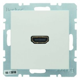 

3315438989 BMO HDMI-CABLE S1 цвет: полярная белезна Berker, S.1 3315438989