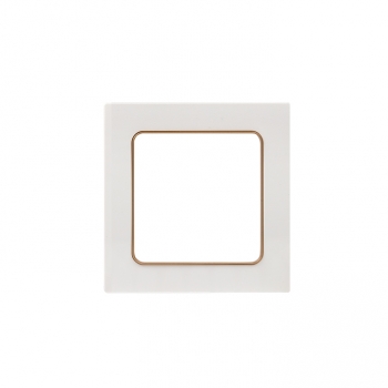 Рамка 1-ая Белый, линия шампань EKF Стокгольм EYM-G-302-10 фото