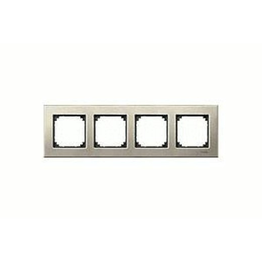 

MTN403405 Рамка M-Elegance Титан 4-постовая Merten, M-Elegance MTN403405