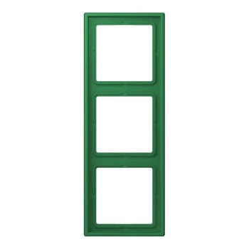 LC98332050 Рамка Les Couleurs Le Corbusier Vert fonce 3-постовая Jung фото