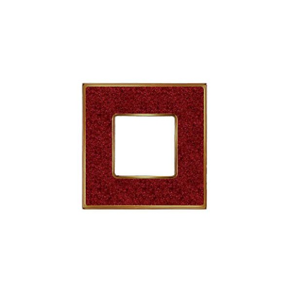 

FD01331PROB Рамка Vintage Corinto Красный / Золото 1-постовая Fede, Vintage Corinto FD01331PROB