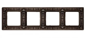 FD01414CO Рамка Granada Copper 4-постовая Fede фото