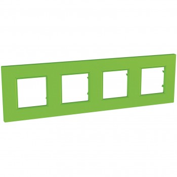 Рамка 4-постовая, киви Schneider Electric Unica Quadro MGU4.708.28 фото