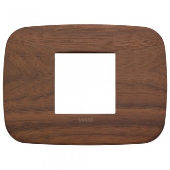 19682.51 Рамка Arke Round Орех 2 модуля Vimar фото