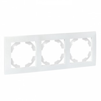 Рамка 3-местная жемчуг EKF Валенсия EWM-G-303-50 фото