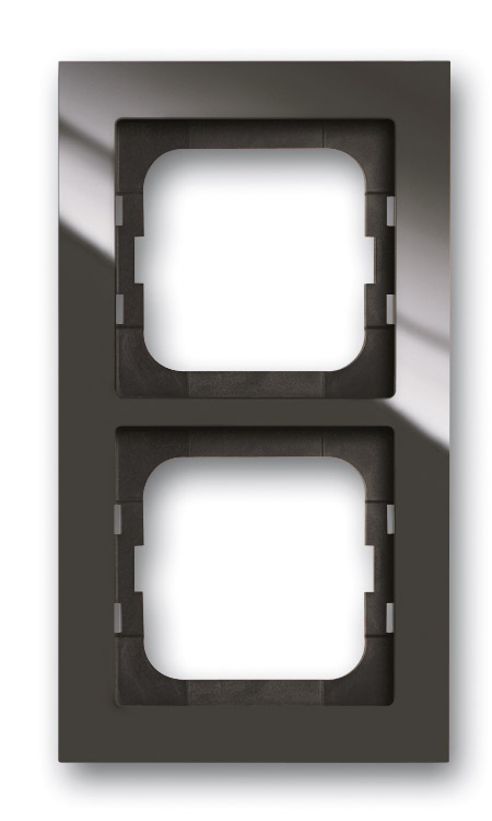 

1722-295-500 Рамка Axcent Chateau-black 2-постовая ABB, Axcent 1722-295-500
