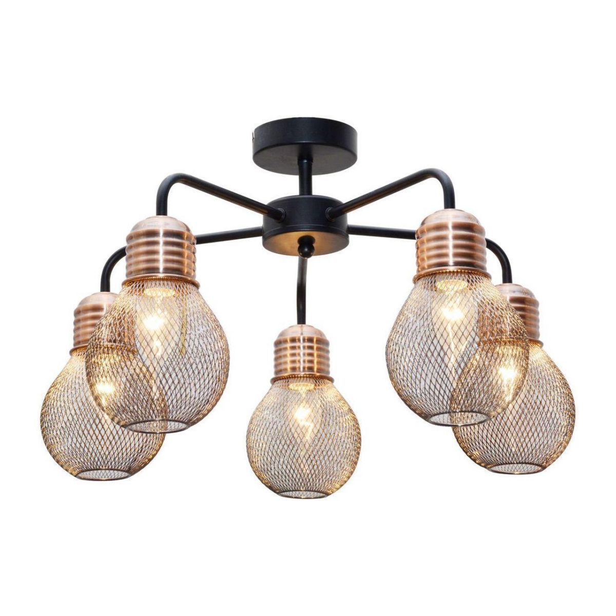 

Потолочная люстра Toplight Grissell TL1155-5D, Медь, Grissell TL1155-5D