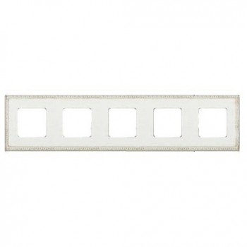 FD01215BD Рамка Provence White Decape 5-постовая Fede фото
