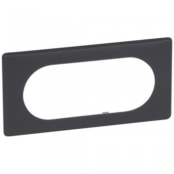 066745 Рамка Celiane Классика Черный перкаль 4/5-модульная Legrand фото