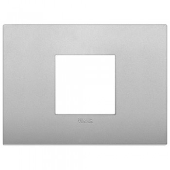 19652.79 Рамка Arke Classic Серебро матовое 2 модуля Vimar фото