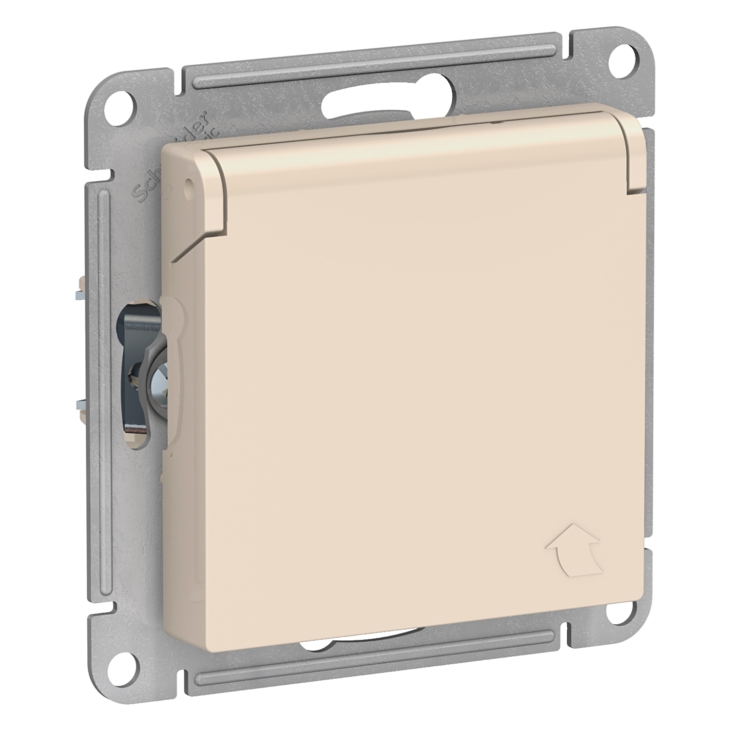 

ATN000246 Atlasdesign Розетка с заземл. со шторк. с крышкой, 16А, IP20, механизм, Бежевый Schneider Electric, Atlasdesign ATN000246