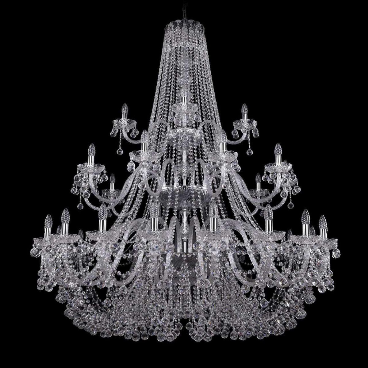 

Подвесная люстра Bohemia Ivele 1409/20+10+5/530/3d/Ni, Никель, 1409 Nickel 1409/20+10+5/530/3d/Ni