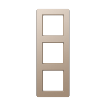 AF583BFCH Рамка A flow шампань 3-постовая Jung фото