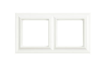 EPS482 Рамка ECO Profi Standart слоновая кость  2-постовая гор/верт. Jung фото