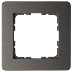 Рамка  1-постовая,  Мокко Jasmart G-Flex G1101Z фото